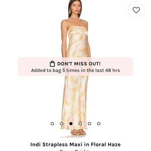 Bec & bridge strapless dress (worn once)